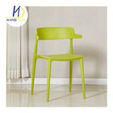 Wholesale Price Low Back Stackable Plastic Armrest Chair for Sale