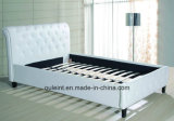 PU Platform King Bed Bedroom Furniture (OL17168)