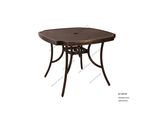 Outdoor Antique Mesh Aluminum Dining Room Table (DT-06197)