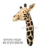 Resin Giraffe Skull Wall Art for Decoration