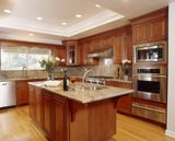 Modern Fashion Marble Top Kitchen Cabinet