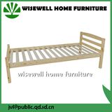 Pine Wood Single Bed Frame Furniture for Adult