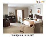 Custom-Made Hotel Furniture for Bedroom Set with Double Bed (HD035)