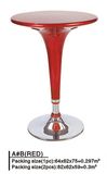 Hot Sale ABS and Chrome Metal Base Bar Table (A#B)