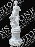 Child Statue in Pure White Marble Ms-101