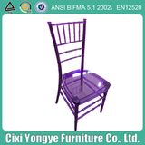 Stacking Purple Resin Plastic Chiavari Chair for Banquet