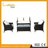 Outdoor Garden Paito Wicker Furniture Sitting Room Cafe Bistro Rattan Sofa Set