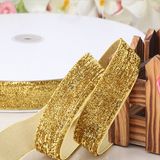 Promotion Polyester Wedding Decoration Silver Satin Ribbon