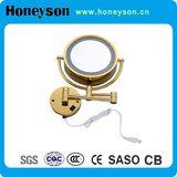 Wall Mounted Makeup Cosmetic Mirror with LED Light Used in Bathroom