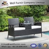 Well Furnir Seaside Settee with Armest Table WF-17019