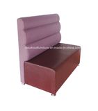 Outdoor Fabric Purple Color High Back Booth Sofa Office Sofa (CA323)