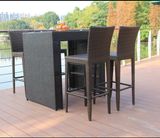 Rattan Outdoor Furniture Bar Table Garden Furniture Bar Chair Beach Furniture Rattan Table Set