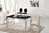 855# Modern European Reactangle Stainless Steel Dining Table