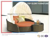 Outdoor Beach Garden Furniture Rattan Sunbed Disassemble Daybed (TGLU-07)