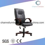 High Quality Luxury Wooden Base Office Executive Boss Revolving Chair