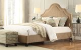 Nailhead Platform Bed Beds (L. Ab02)