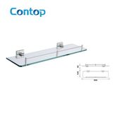 Bathroom Accessories Stainless Steel Wall Mouted Glass Shelf