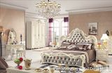 China Wholesale Antique Wooden Bedroom Set (HF-MG017)
