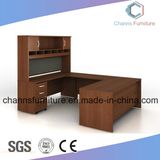 Luxury U Shape Office Table Wooden Executive Desk with Cabinet