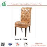 Wholesale Wooden Frame Fabric Cover Dining Chair for Dining Room
