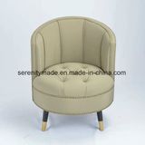 Western Style PU Leather/Velvevt Fabric Round Tub Lounge Sofa Chairs