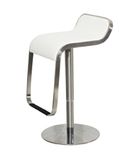 Stainless Steel Swivel Low Back Bar Stool