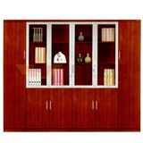 Wooden Veneer Furniture Office Book Cabinet (HY-C907)