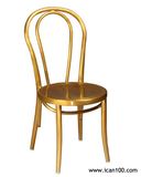 Aluminum Bentwood Golden Banquet Dining Chair (DC-15551)