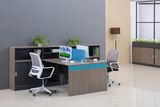 New Style Contracted Durable Office Staff Table with Edge Ark