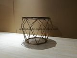 Living Room Golden Side Table