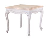 Golden Painting Side Table with Artificial Marble Top