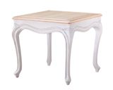 Golden Painting Side Table with Artificial Marble Top