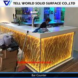 Modern Kfc Shop U Shaped Salad Cafe Bar Night Club Bar Counter Design