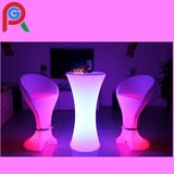 Night Shining Modern Cheap Plastic LED Chair