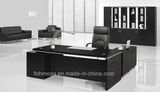 Black Melamine Executive Table Modern Executive Office Furniture Suit