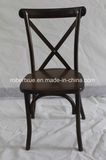 2017 Hot Sale Solid Wood Antique Classic X Cross Back Chair with Pillow or Cushion /Crossback Chair