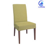 Commercial Restaurant Furniture Metal Fabric Wood Imitation Dining Chair