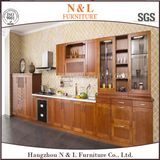 N & L Cheap Solid Wood Kitchen Furniture for Rental Home