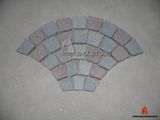 Fan Shape Porphyry Cobblestone for Driveway and Garden Flooring