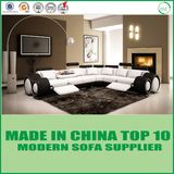 Leisure Home Furniture Sectional Italian Leather Recliner Sofa