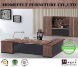 Modern Furniture Wooden Executive Table Office Desk with Side Cabinet