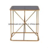 Gold Plated Wire Tea Tea Table Environmental Harmless Contracted The Hotel Villa Living Room Dining Room Balcony (M-X3711)