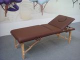 Portable Wooden Massage Table with Adjustable Backrest (MT-009-2)