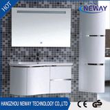New PVC Single Basin Hand Painted Bathroom Cabinet
