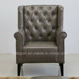 Commercial Hospitality Wood Leather Restaurant Chair with Arm (SP-HC549)