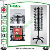 Free Standing Floor Metal Postcard Racks