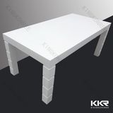 Long Narrow Restaurant Food Counter Solid Surface Bar Table