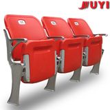 Blm-4671 Juyi Brand Aluminium Leg Factory Plastic Chair Soccer Sports Center Cheap Gym Folding Spectator Used Church Chairs