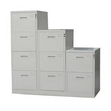 2 Drawer Black Metal File Cabinet