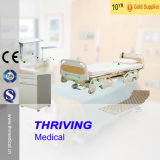 Thr-Eb009 Medical Five-Function Electric Hospital Bed with Wheel